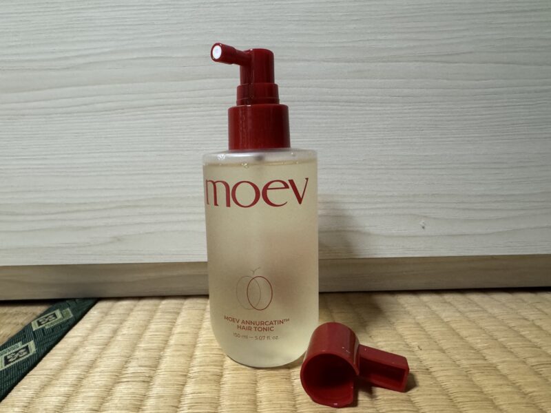 moevのヘアトニックとの使い方